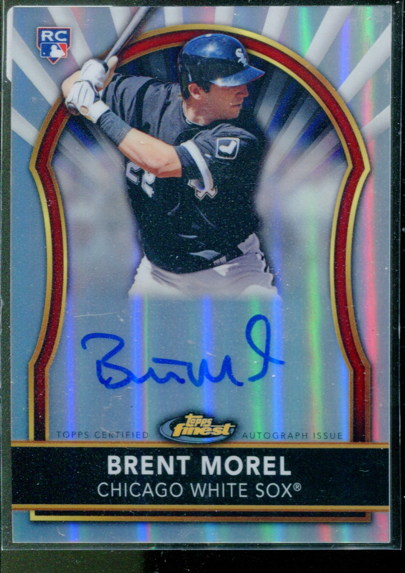 2011 Finest Rookie Autographs Refractors #78 Brent Morel