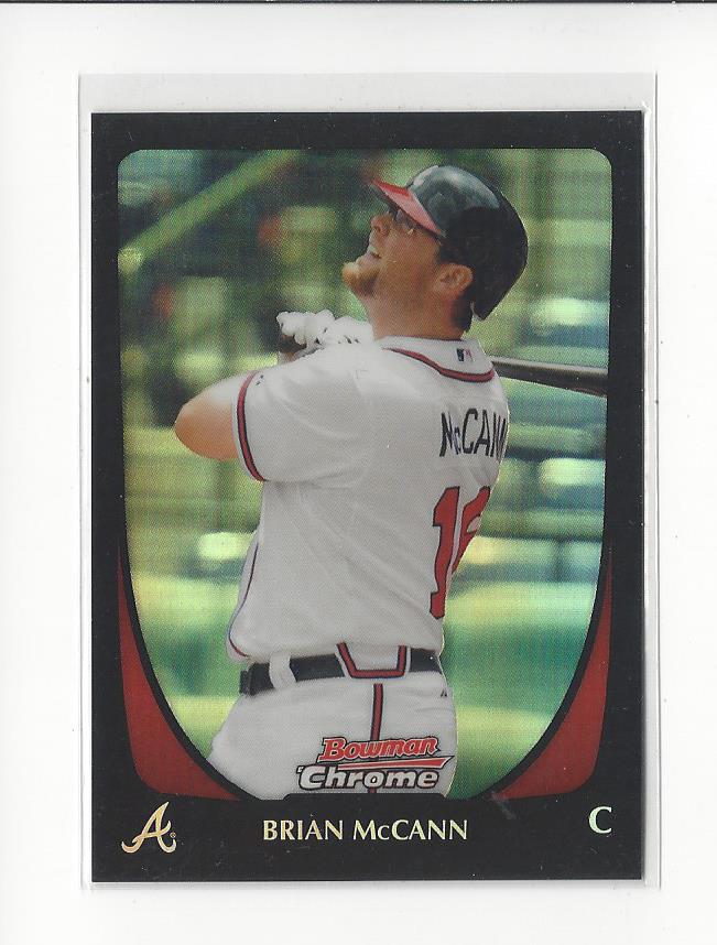2011 Bowman Chrome Refractors #18 Brian McCann