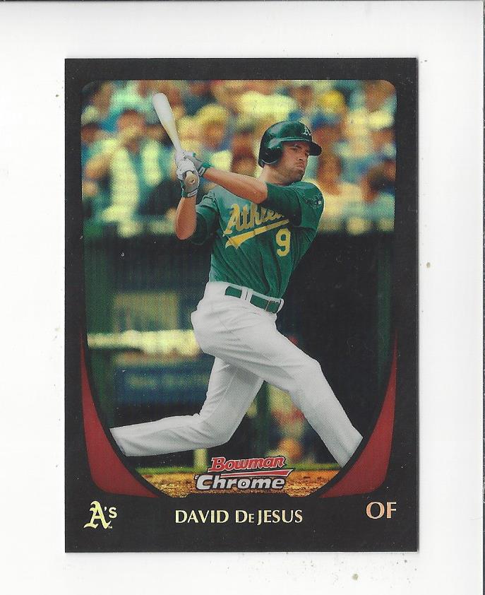 2011 Bowman Chrome Refractors #42 David DeJesus