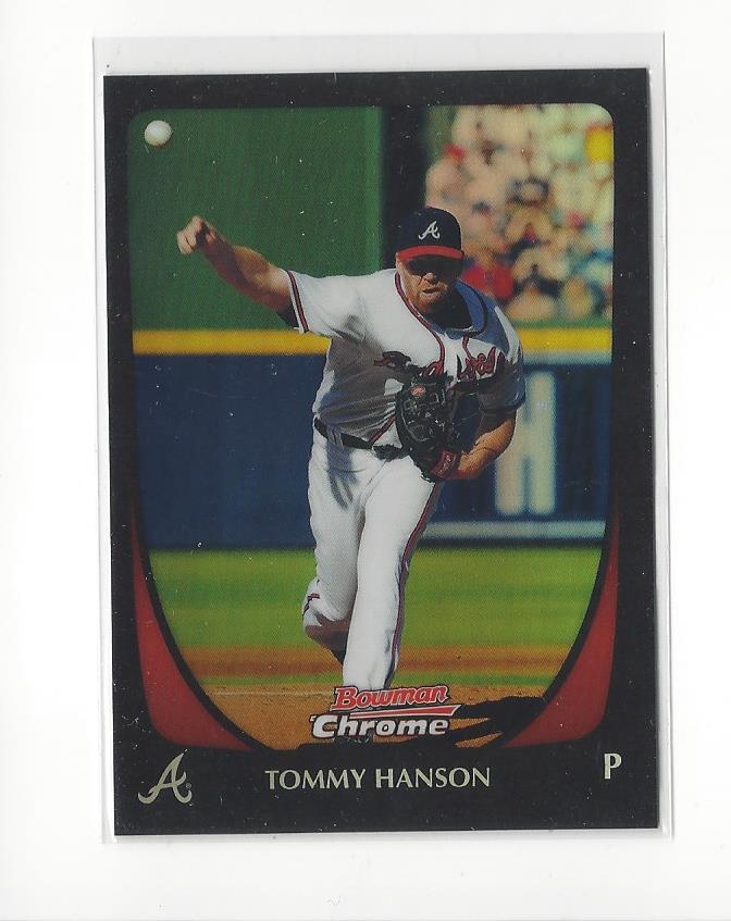 2011 Bowman Chrome Refractors #69 Tommy Hanson