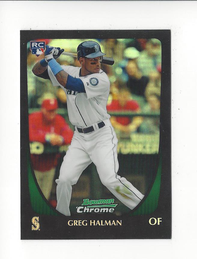 2011 Bowman Chrome Refractors #178 Greg Halman