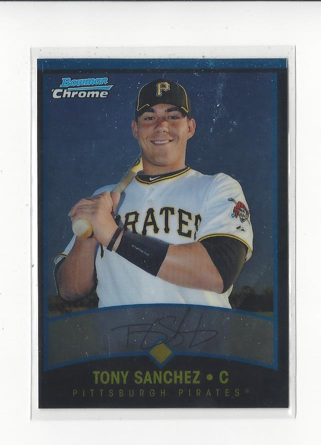 2011 Bowman Chrome Throwbacks #BCT1 Tony Sanchez
