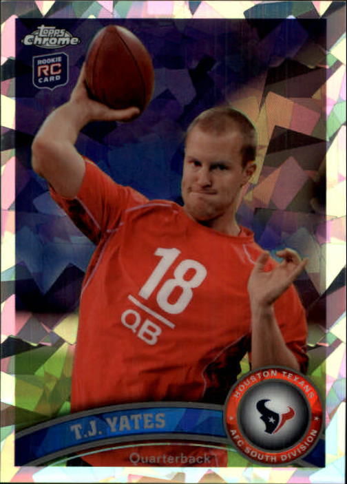 2011 Topps Chrome Crystal Atomic Refractors #159 T.J. Yates