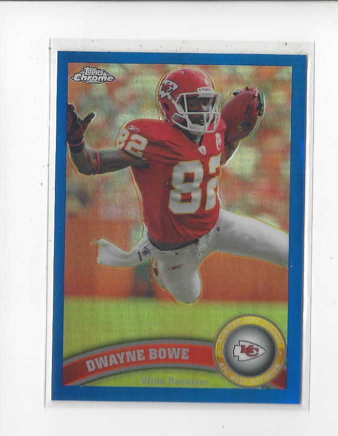 2011 Topps Chrome Blue Refractors #99 Dwayne Bowe