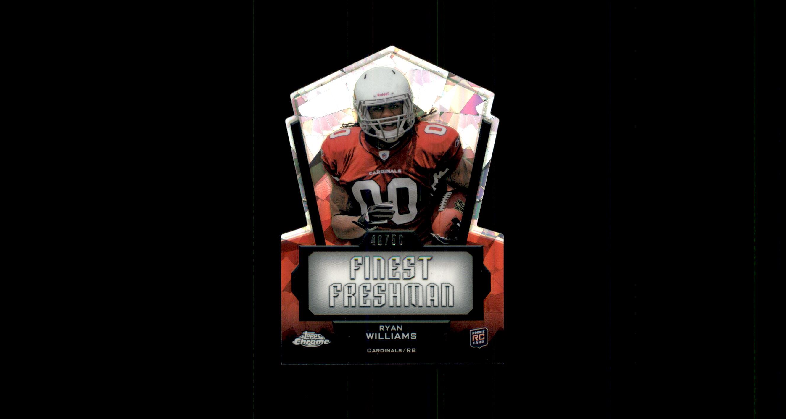2011 Topps Chrome Finest Freshman Crystal Atomic Refractors #FFRW Ryan Williams