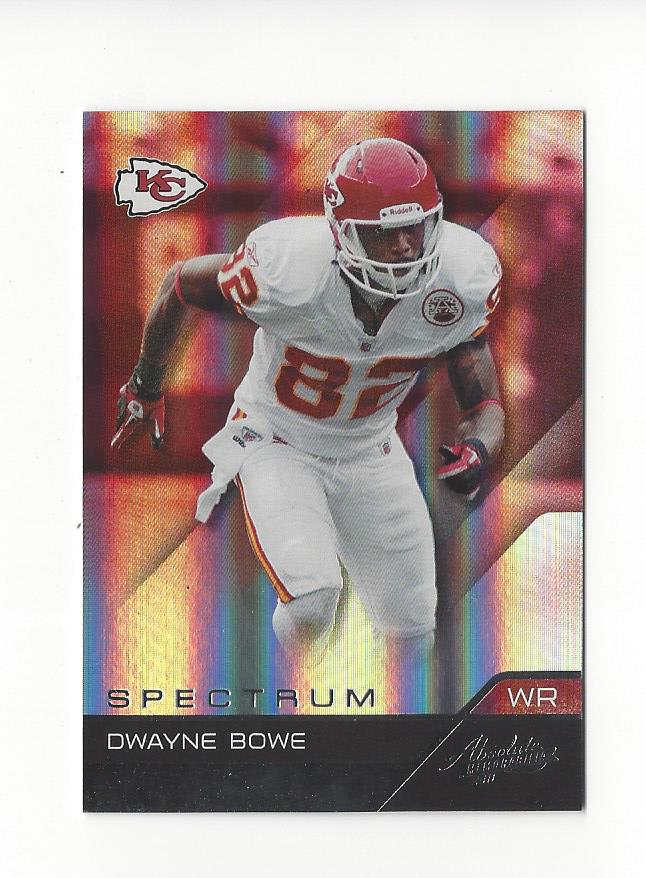 2011 Absolute Memorabilia Spectrum Silver #49 Dwayne Bowe