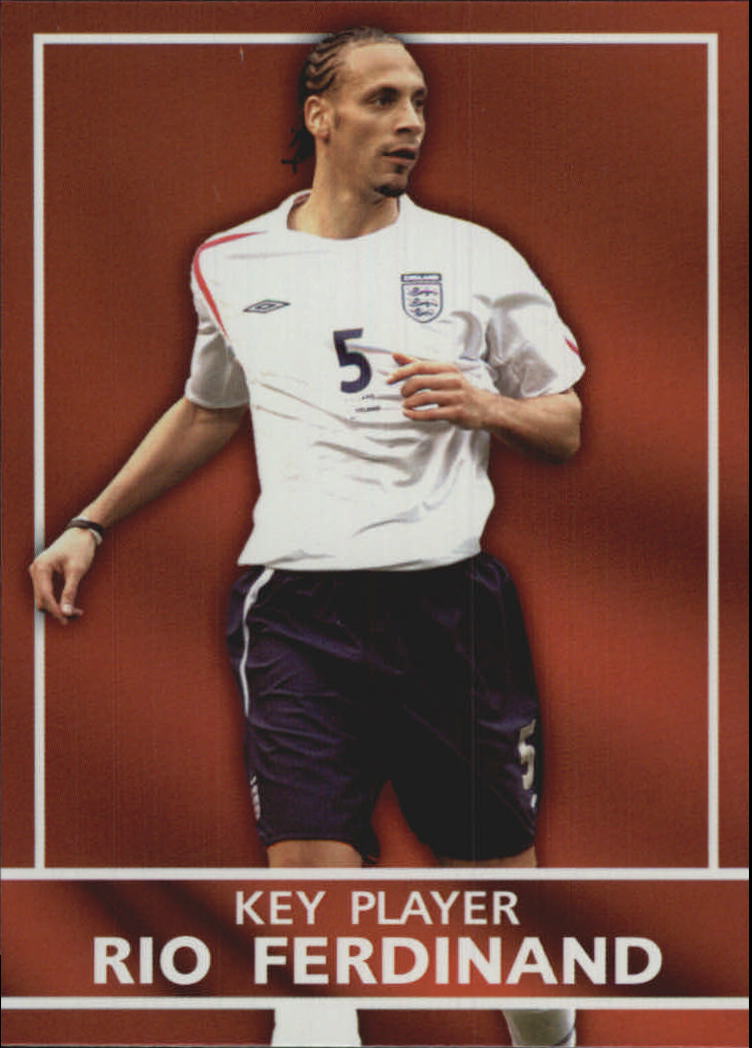 2005 Topps England Key Players #4 Rio Ferdinand