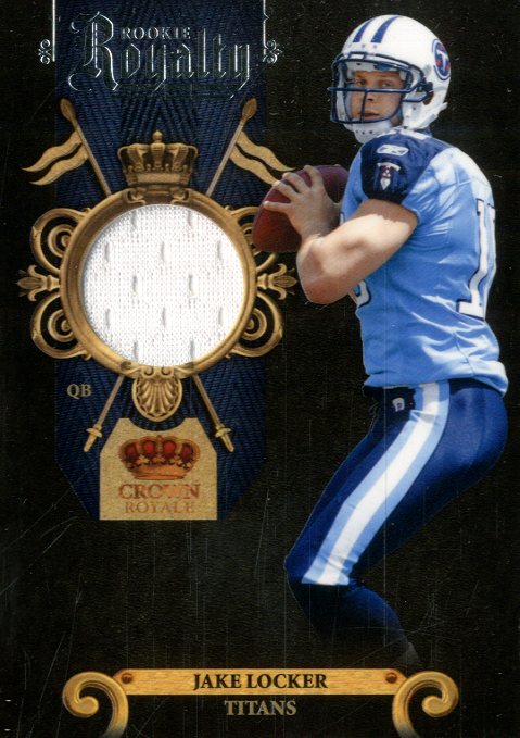 2011 Crown Royale Rookie Royalty Materials #9 Jake Locker