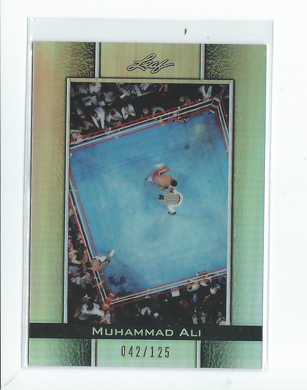 2011 Leaf Muhammad Ali Metal Prismatic Silver #38 Muhammad Ali