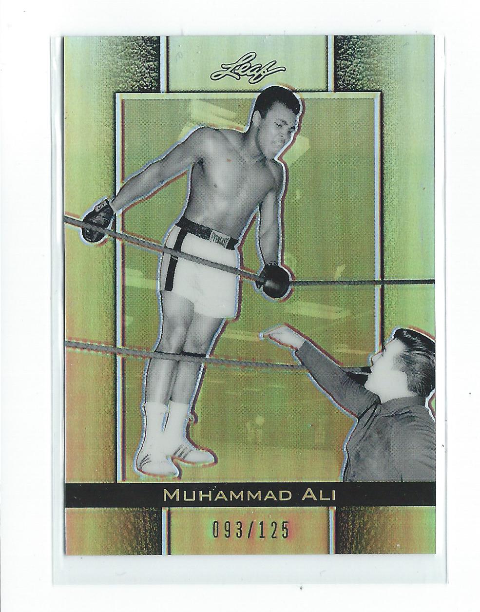2011 Leaf Muhammad Ali Metal Prismatic Silver #97 Muhammad Ali