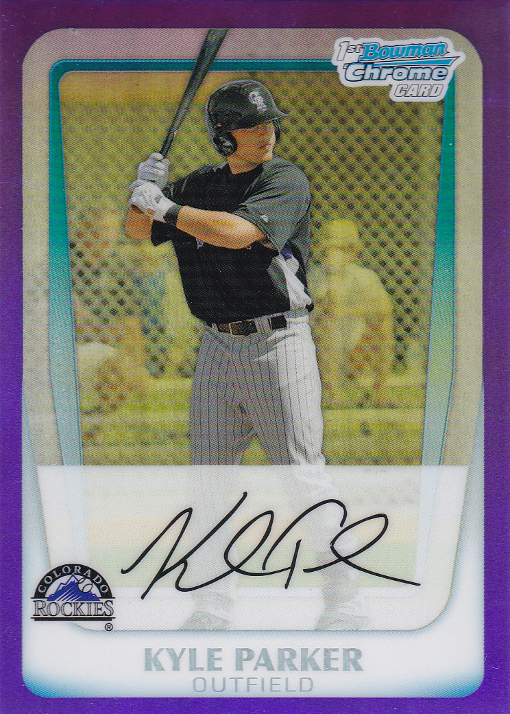 2011 11 Bowman Chrome Kyle Seager Rookie RC #103, Seattle Mariners