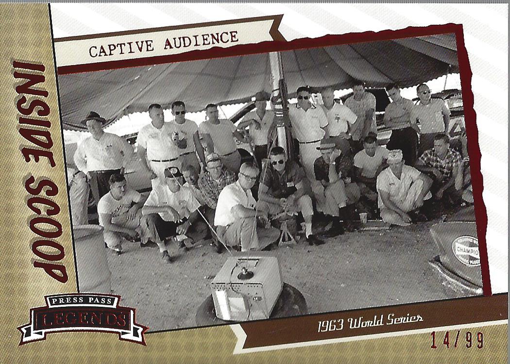 2011 Press Pass Legends Red #74 Captive Audience IS/1963 World Series