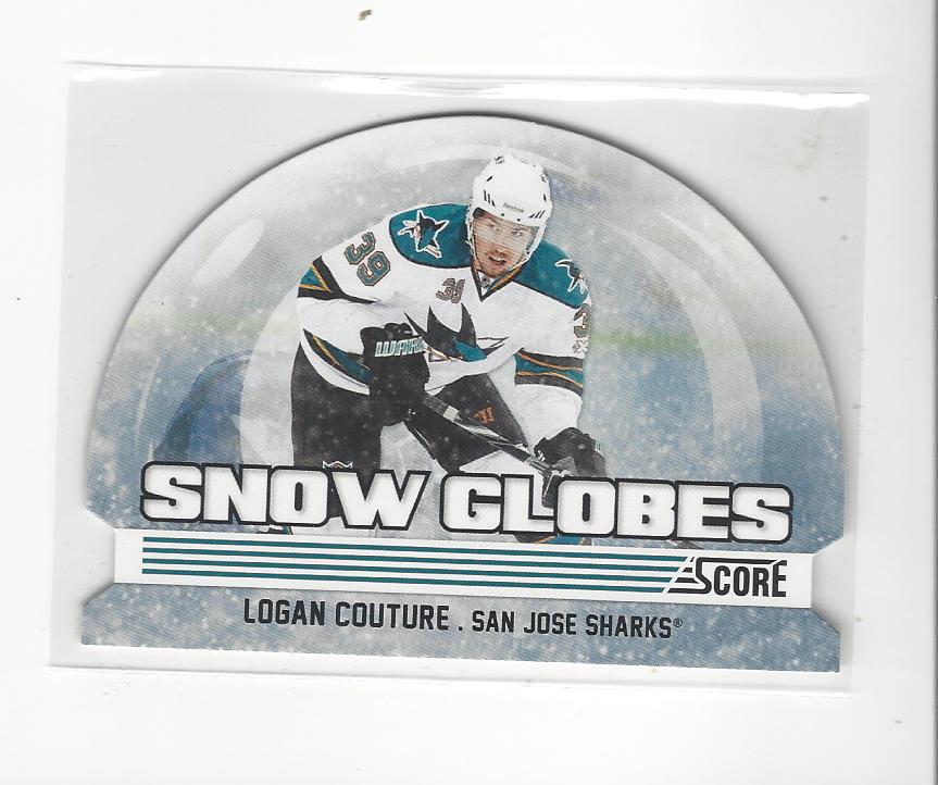 2011-12 Score Snow Globe Die Cuts #10 Logan Couture