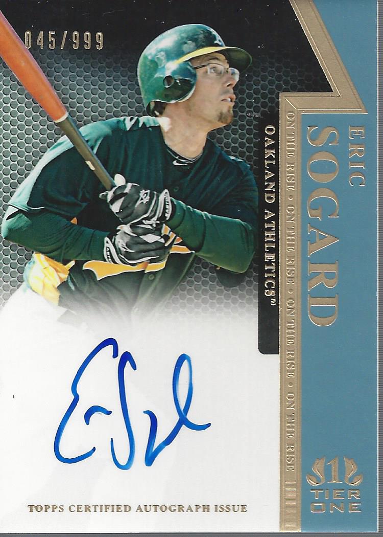 2011 Topps Tier One On The Rise Autographs #ES Eric Sogard/999
