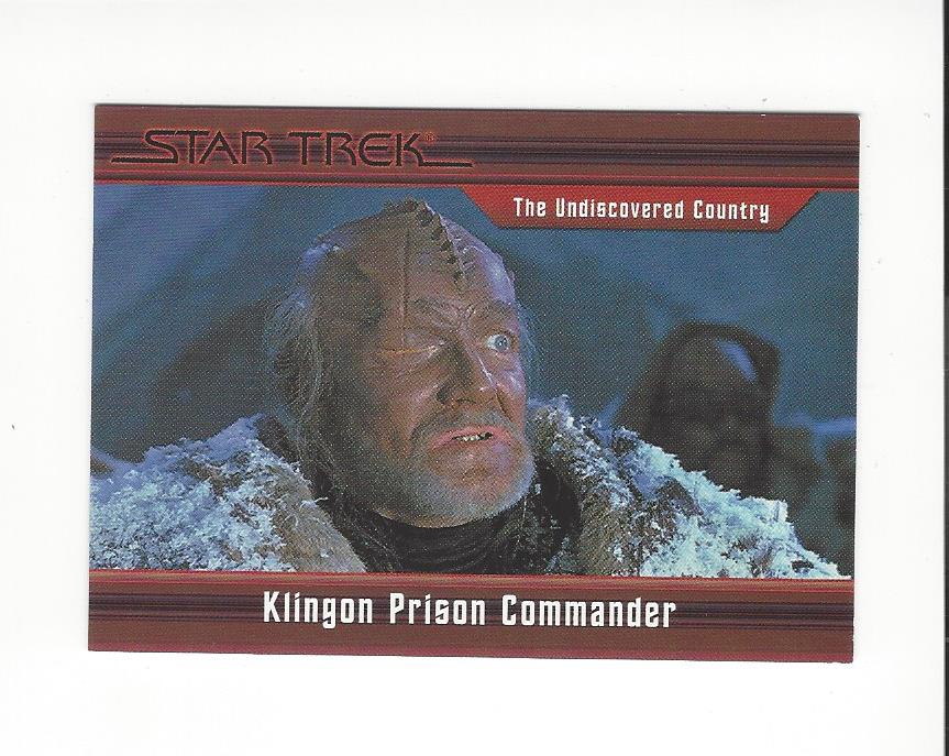 2011 Rittenhouse Star Trek Movies Heroes and Villains #26 Klingon Prison Commander/in Star Trek VI: The Undiscovered Country