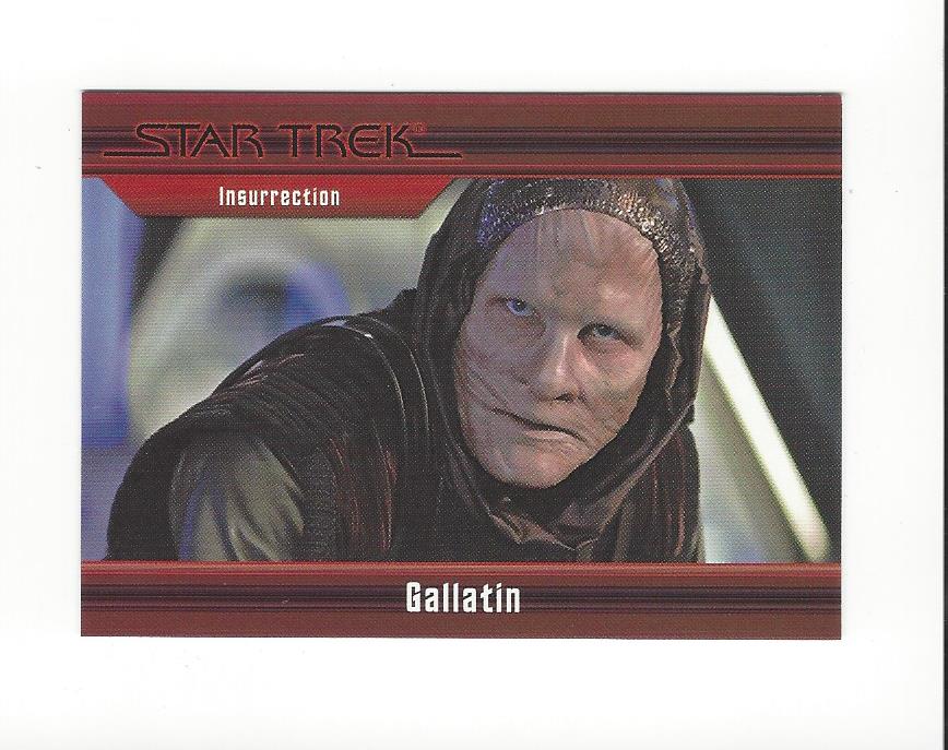 2011 Rittenhouse Star Trek Movies Heroes and Villains #48 Gallatin/in Star Trek Insurrection