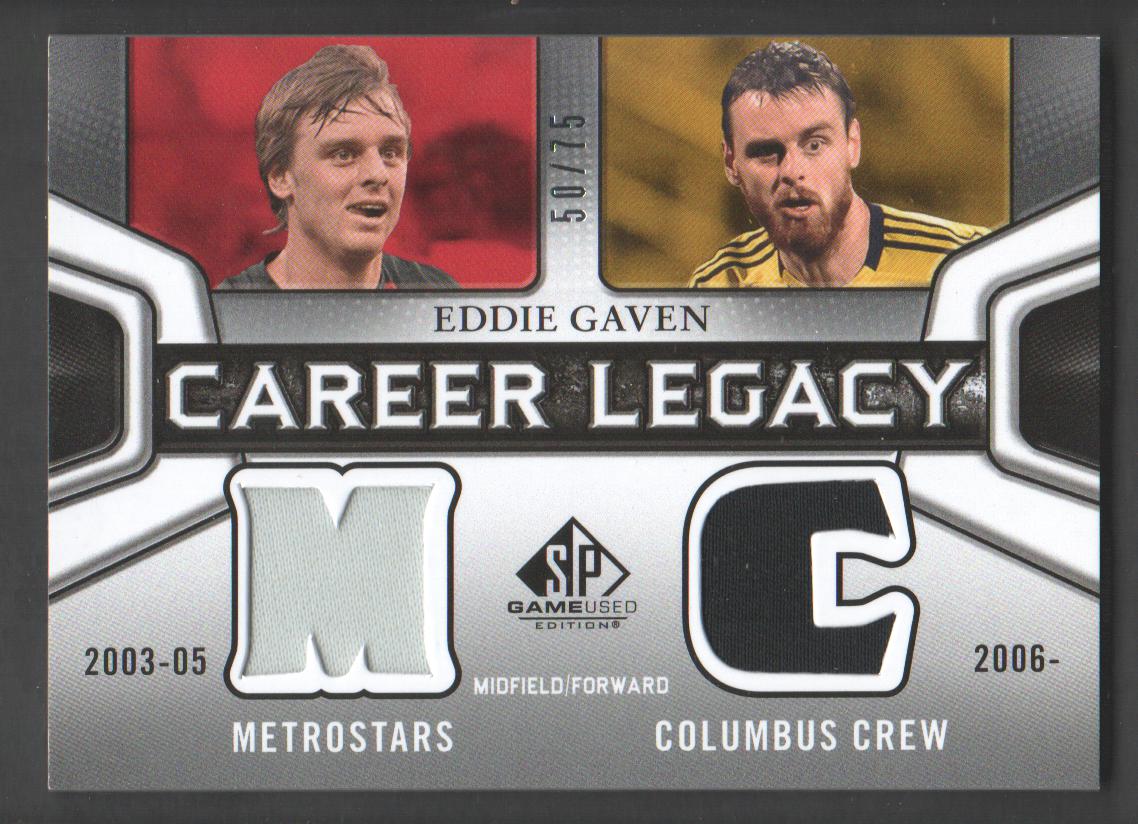 2011 SP Game Used Career Legacy Dual Jersey #EG Eddie Gaven