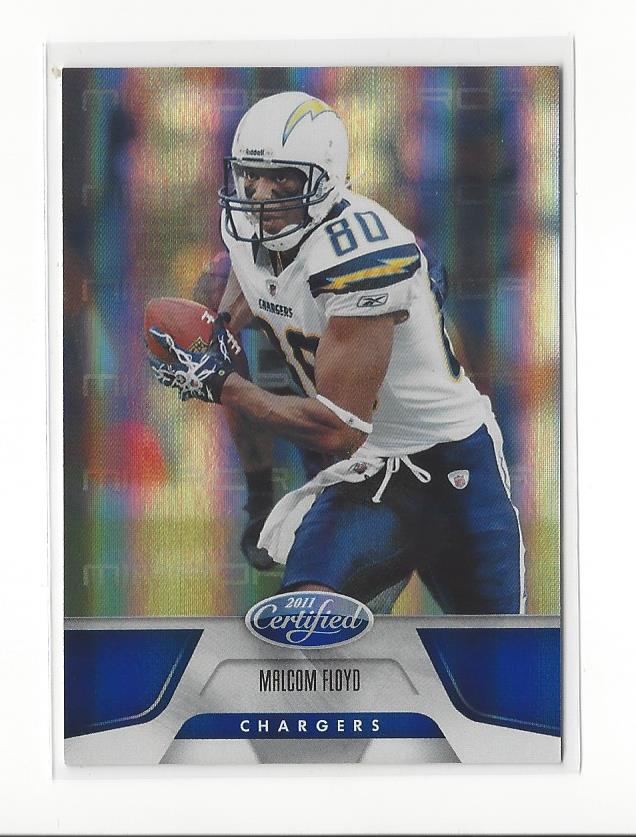 2011 Certified Mirror Blue #121 Malcom Floyd
