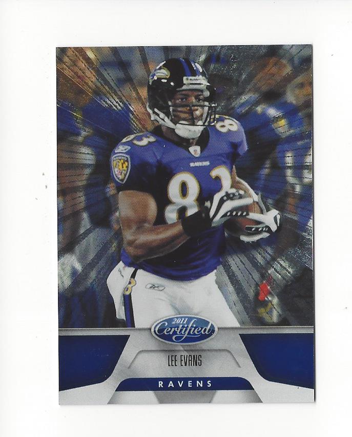 2011 Certified Platinum Blue #17 Lee Evans
