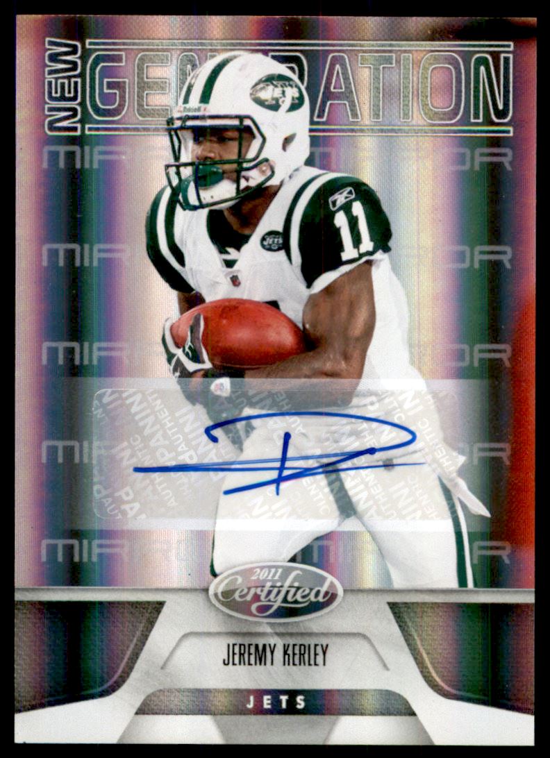 2011 Certified Mirror Gold Signatures #193 Jeremy Kerley
