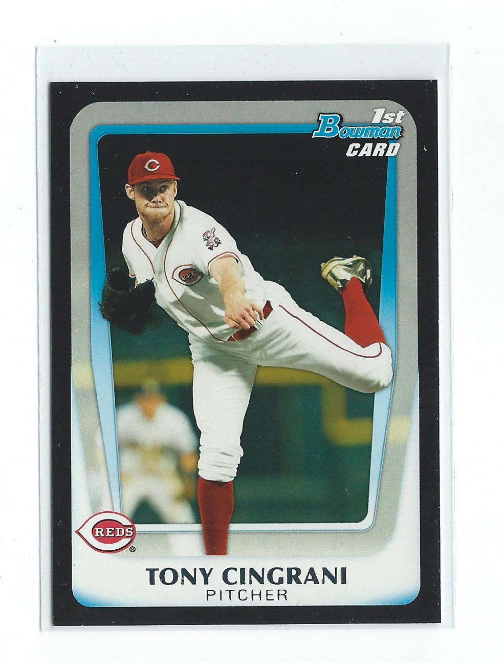 2011 Bowman Draft Prospects #BDPP28 Tony Cingrani
