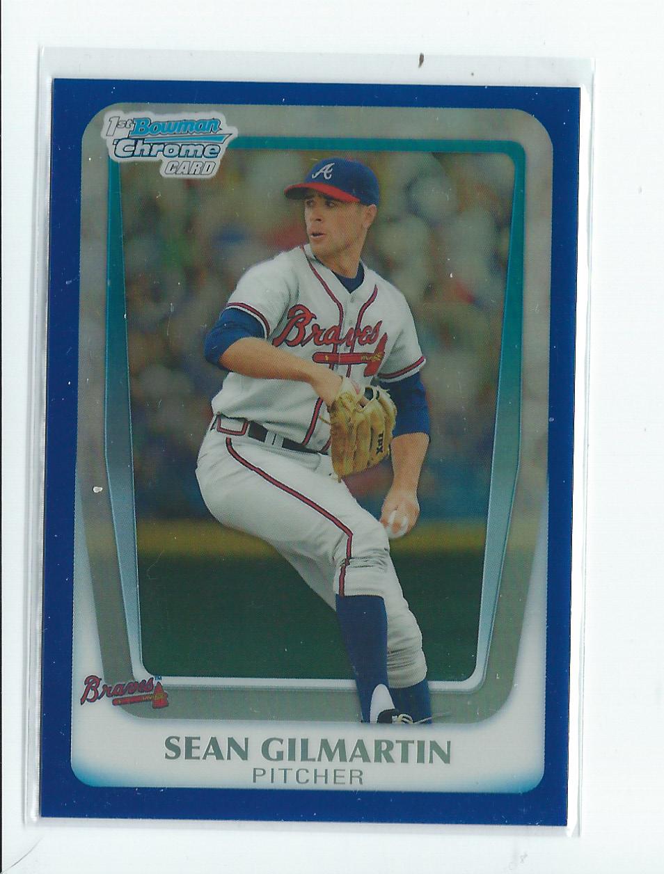2011 Bowman Chrome Draft Prospects Blue Refractors #BDPP32 Sean Gilmartin