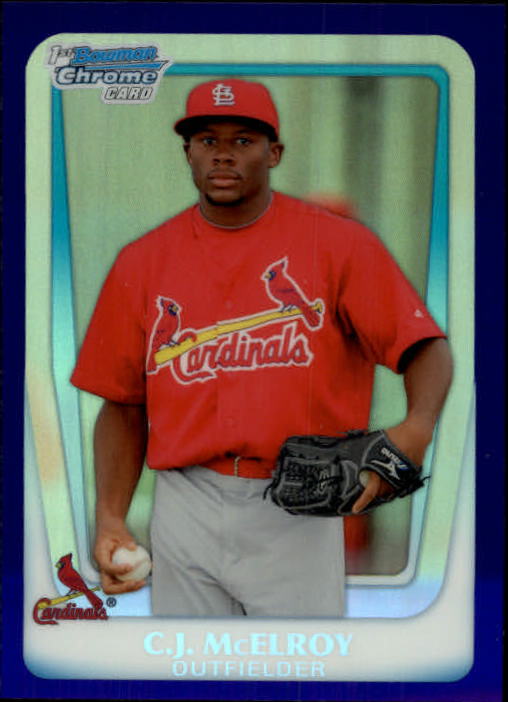 2011 Bowman Chrome Draft Prospects Purple Refractors #BDPP58 C.J. McElroy