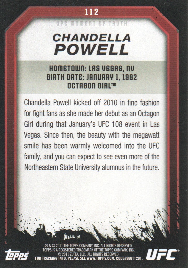 2011 Topps UFC Moment of Truth BASE MMA Cards Pick from List - Picture 135 of 275