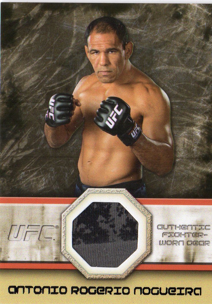 2011 Topps UFC Moment of Truth Fighter Relics Black #FGARN Antonio Rogerio Nogueira