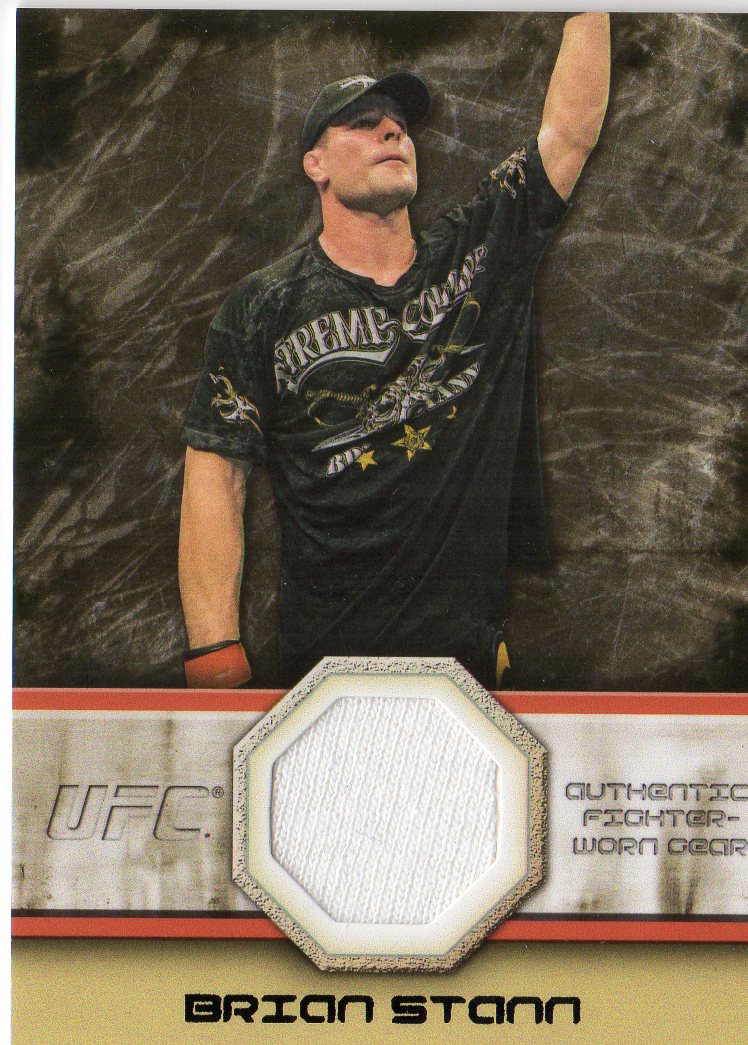 2011 Topps UFC Moment of Truth Fighter Relics Black #FGBST Brian Stann