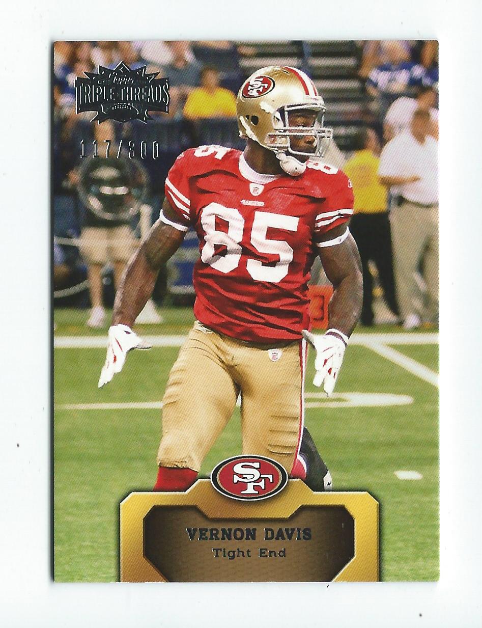 2011 Topps Triple Threads Sepia #72 Vernon Davis