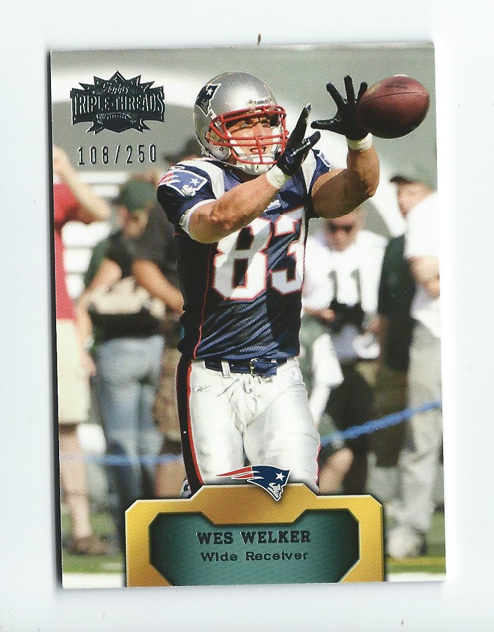 2011 Topps Triple Threads Emerald #47 Wes Welker
