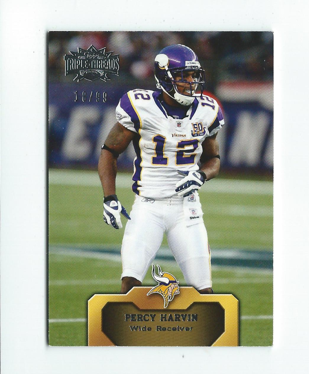 2011 Topps Triple Threads Gold #58 Percy Harvin