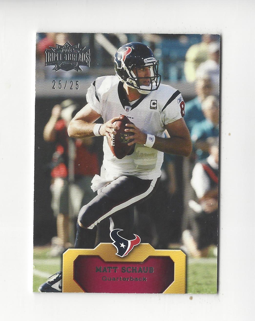2011 Topps Triple Threads Ruby #5 Matt Schaub