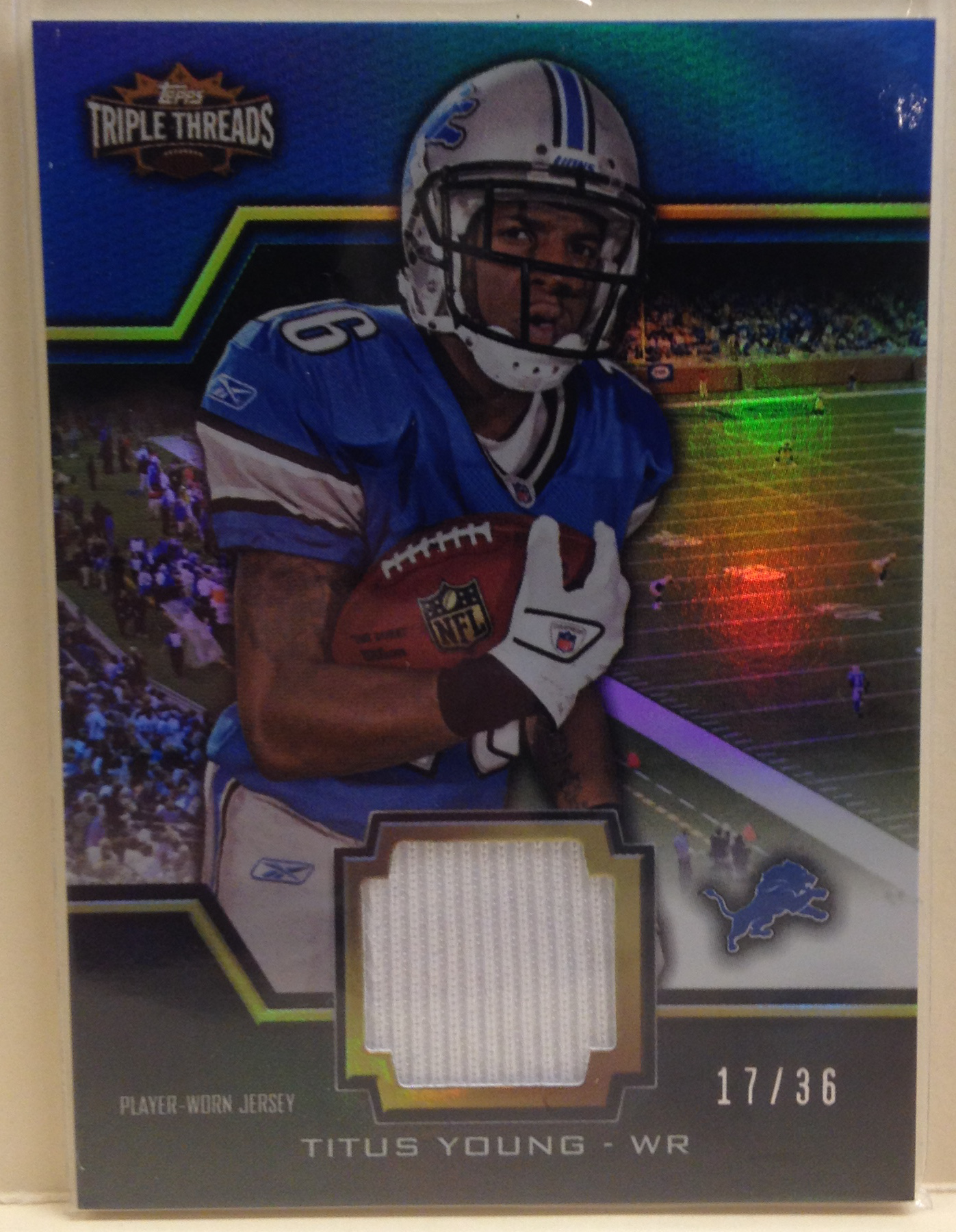 2011 Topps Triple Threads Unity Relics #TTUSR121 Titus Young