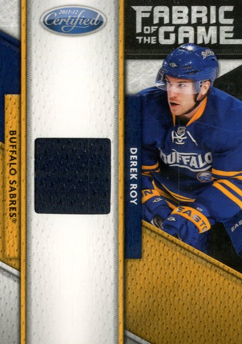 2011-12 Certified Fabric of the Game #20 Derek Roy/399