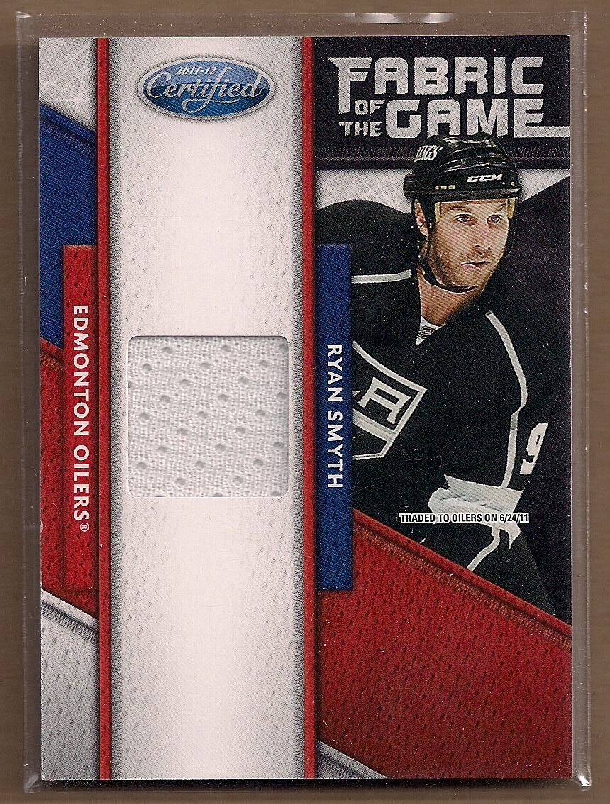 2011-12 Certified Fabric of the Game #67 Ryan Smyth/399