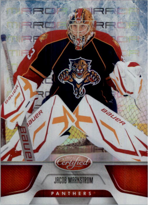 2011-12 Certified Mirror Red #77 Jacob Markstrom