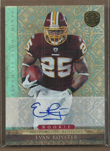 2011 Panini Gold Standard Autographs Silver #183 Evan Royster/499