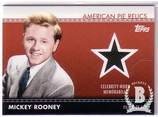 2011 Topps American Pie Relics #APR1 Mickey Rooney