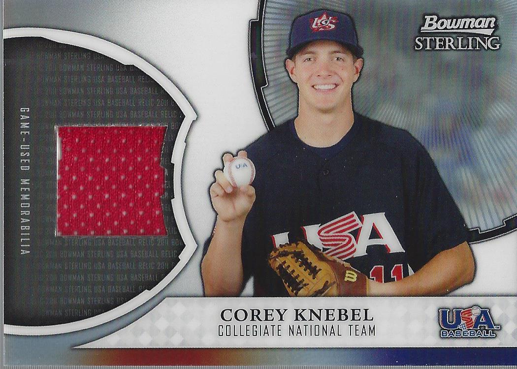 2011 Bowman Sterling USA Baseball Relics #CK Corey Knebel