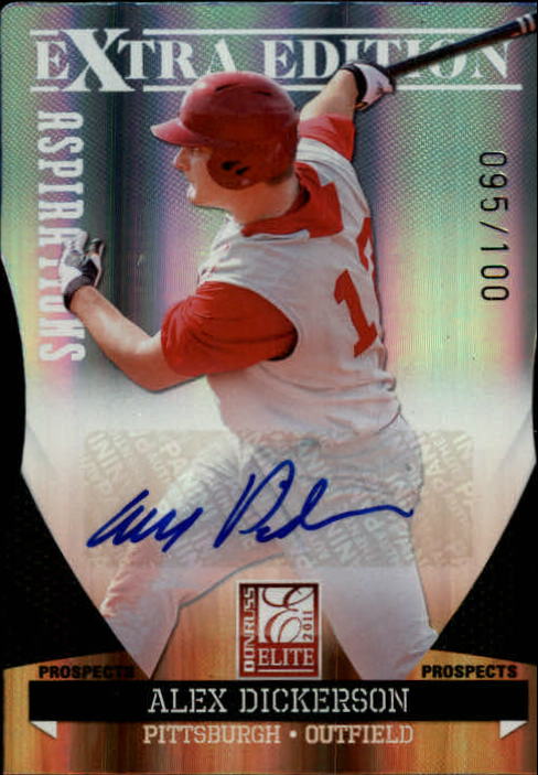 2011 Donruss Elite Extra Edition Prospects Signature Aspirations #6 Alex Dickerson