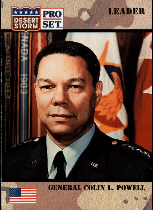 1991 Pro Set Desert Storm #88 General Colin L. Powell/Chairman, Joint Chiefs of Staff, U.S.A.