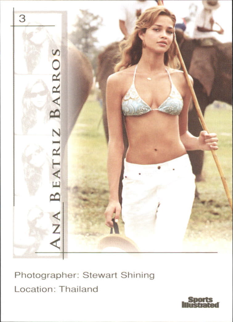 2005 Stellar Sports Illustrated Swimsuit #3 Ana Beatriz Barros back image