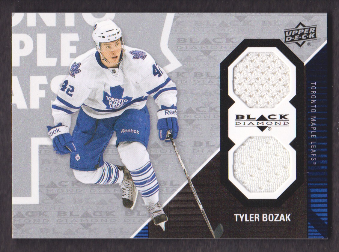 2011-12 Black Diamond Dual Jerseys #TORTB Tyler Bozak F