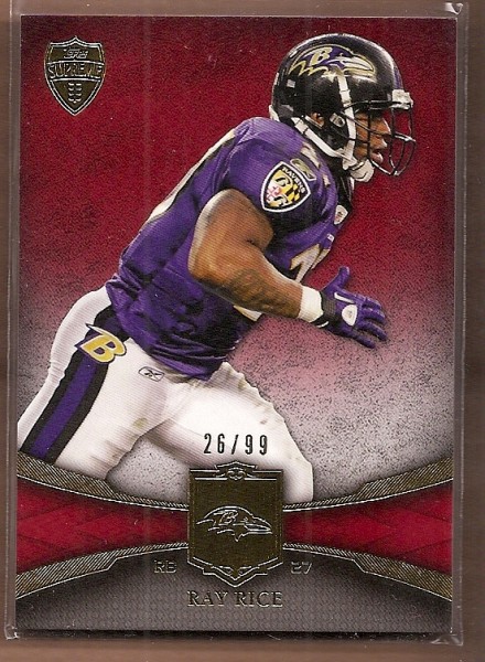 2011 Topps Supreme Red #64 Ray Rice