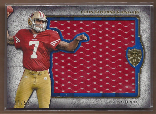 2011 Topps Supreme Rookie Relic Die Cuts #SRDCCK Colin Kaepernick