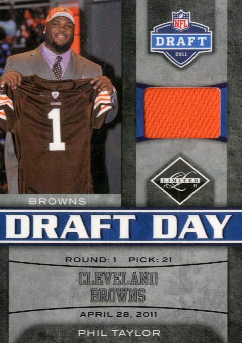 2011 Limited Draft Day Jerseys #12 Phil Taylor