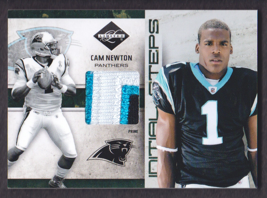 2011 Limited Initial Steps Jerseys Prime #11 Cam Newton