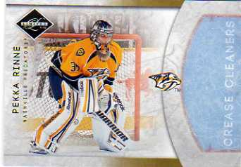 2011-12 Limited Crease Cleaners Gold Spotlight #9 Pekka Rinne